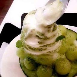 哈密瓜吃哈密瓜是冰棍,夏日消暑新选择