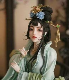 古风美人吃瓜,雅韵悠然话古今